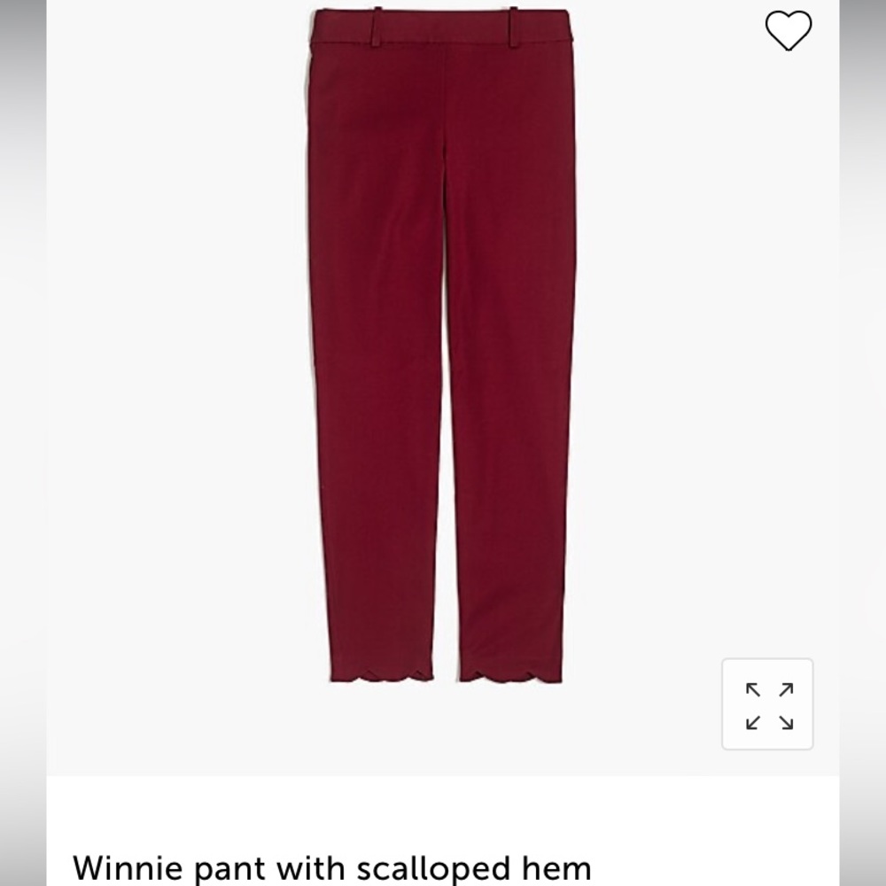 Winnie scallop pant